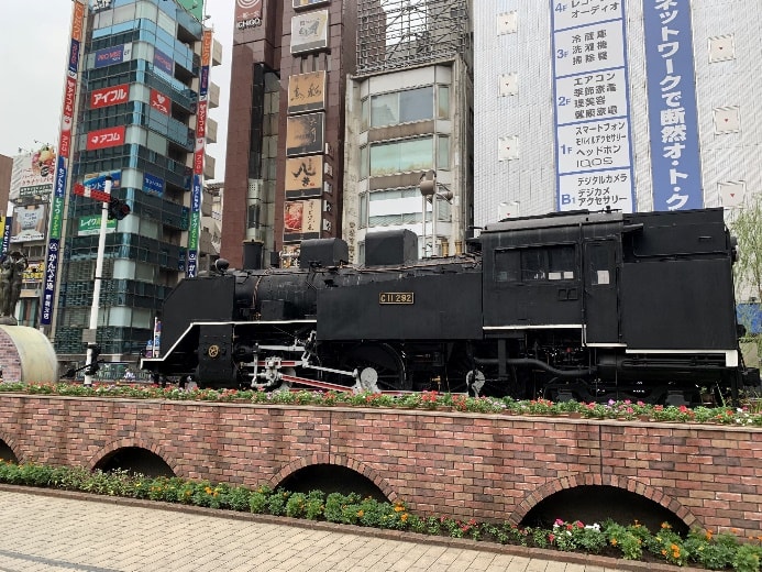 JR新橋駅のSL